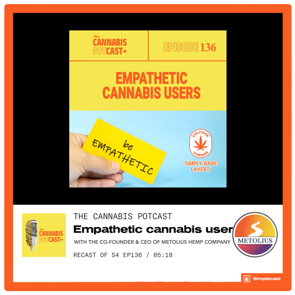 The Cannabis Potcast - Empathetic Cannabis Users - Episode 136 - With Metolius Hemp Company