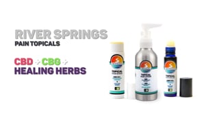 
                  
                    Load and play video in Gallery viewer, RIVER SPRINGS LOTION - CBD + CBG EXTRACT + ESSENTIAL OILS + HEALING HERBS + LOTION - 1500 MG
                  
                