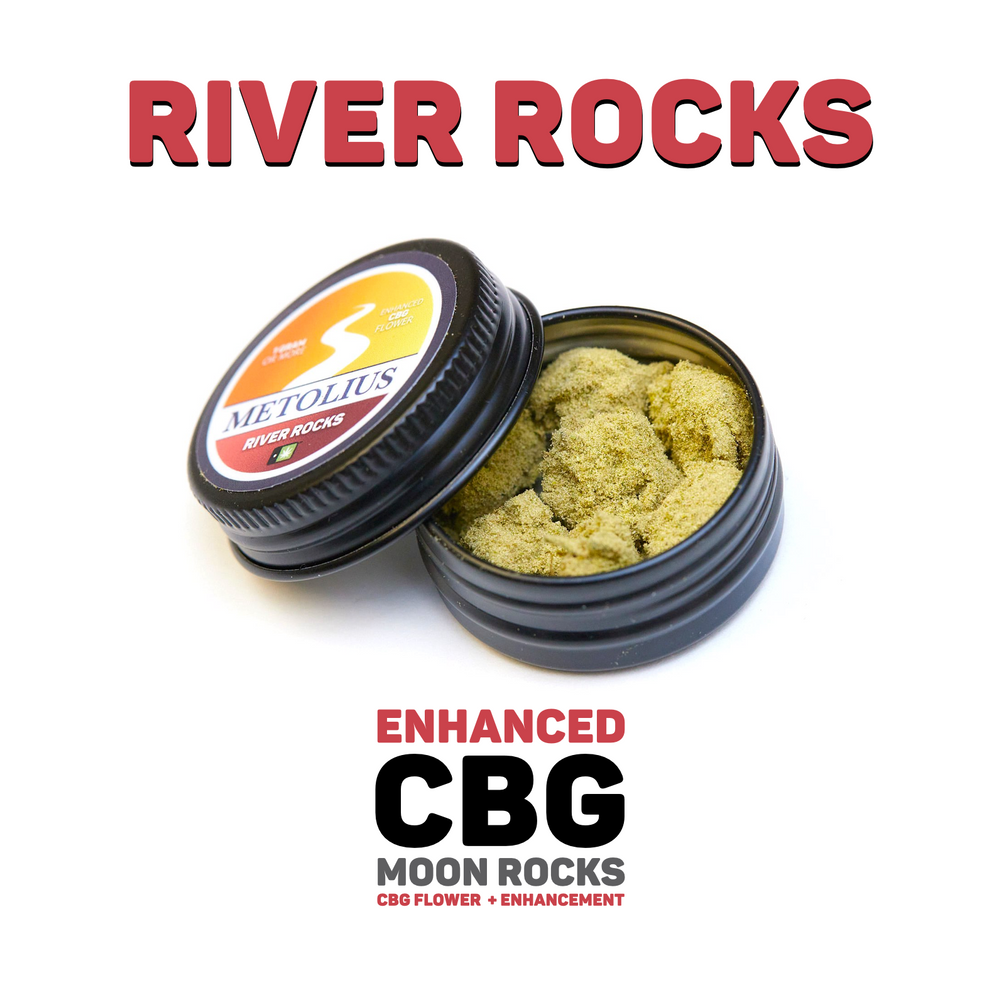 
                  
                    RIVER ROCKS - CBG FLOWER + CBD DISTILLATE + CBG KIEF - 200 MG
                  
                